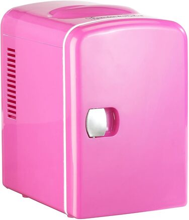 Міні-холодильник Rosenstein & Söhne для подорожей: 4 літри, 12/230V, з функцією підігріву, блакитний