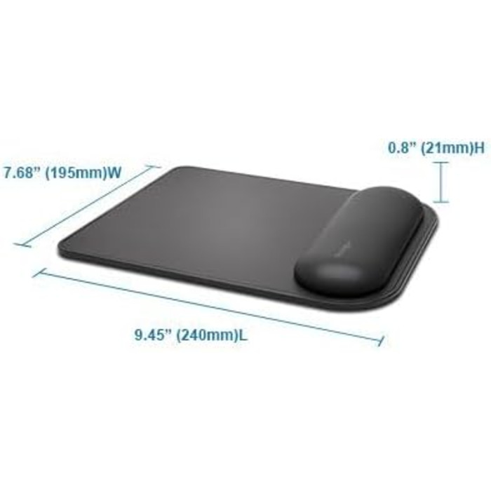 Підставка для зап'ястя Kensington ErgoSoft K52802WW (для миші, чорна)