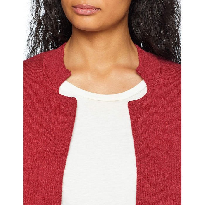 Жіночий жилет-кардиган Morgan Long Mblock, бордовий/чорний