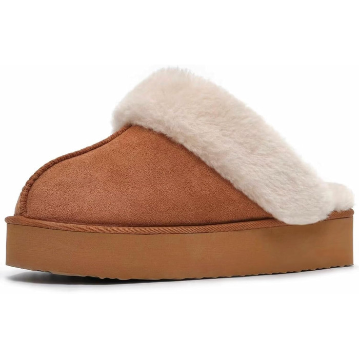 Теплі домашні тапочки з плюшевою підкладкою для жінок, з неслизькою підошвою, зимові