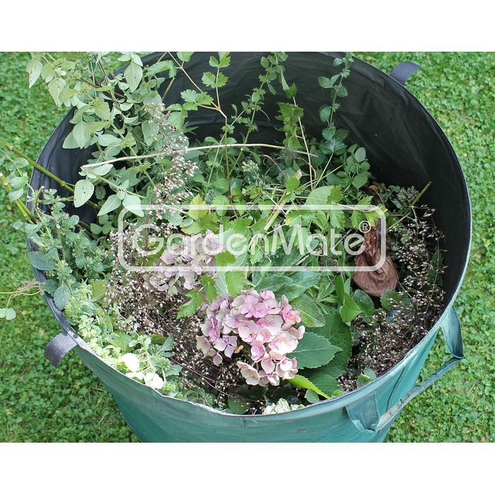 Садовий мішок GardenMate 160 л, саморозкладний, поліестер Oxford 600D, набір 3 шт.