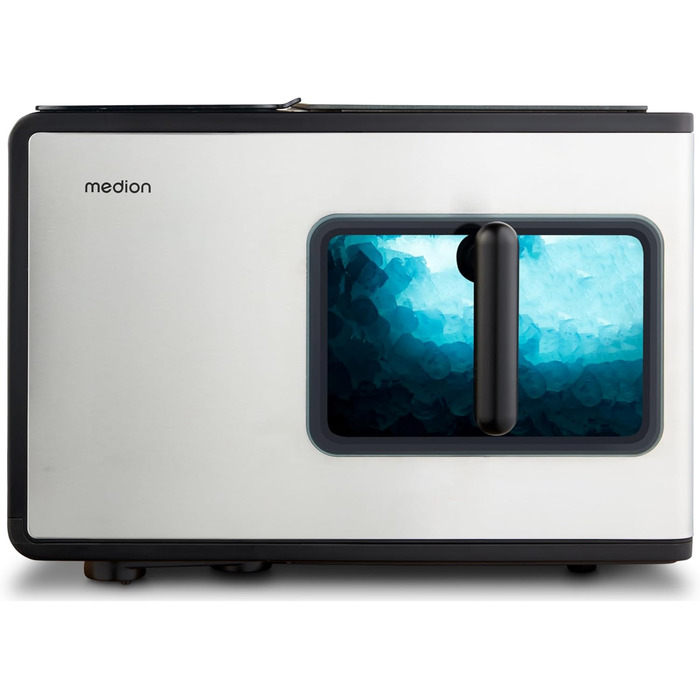 Машина для приготування льоду MEDION MD11960: Nugget та подрібнений лід, 15 кг, 2 л бак, самоочищення