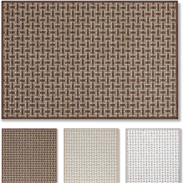 Килимок для дому 41x61 см, антиковзаюча підлога, для входу, коричневий