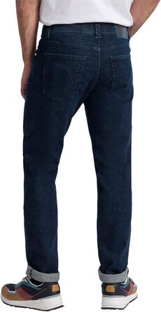 Джинси чоловічі Pierre Cardin Lyon, синій Stonewash, завужений крій 38W/30L