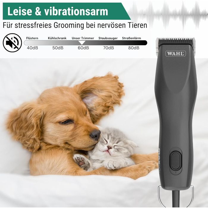 Машинка для стрижки собак та котів Moser Max 50+ Agrarzone Edition з набором гребінців - потужна, тиха, 2 рівня потужності