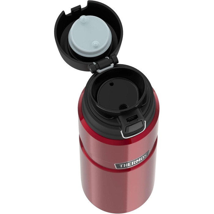 Термос із нержавіючої сталі 0,70л, блакитний - Thermos King, абсолютно герметичний, зберігає тепло 15 год, холод 24 год, для чаю, кави, води, BPA-free