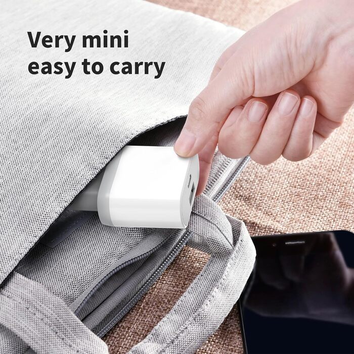 Зарядний адаптер USB-C 20W Mcukdae 01 - Заміна для iPhone, Galaxy та інших смартфонів