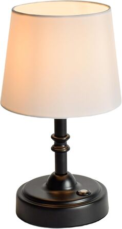 Бездротова лампа настільна акумуляторна 4000mAh, тепле світло 2700K, торшери з сенсорним керуванням, адаптер/кабель для зарядки, для спальні, подарунок (золотиста)