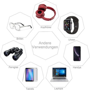 Набір для чищення камери та оптики: 18 шт. (ракетний продув, Lenspen, щітка, серветка)