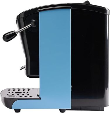 FABER COFFEE MACHINES | Slot Plast Model | POD Coffee Machine 44 mm | Adjustable Brass Pad Press (BURGUNDY/BLACK)
