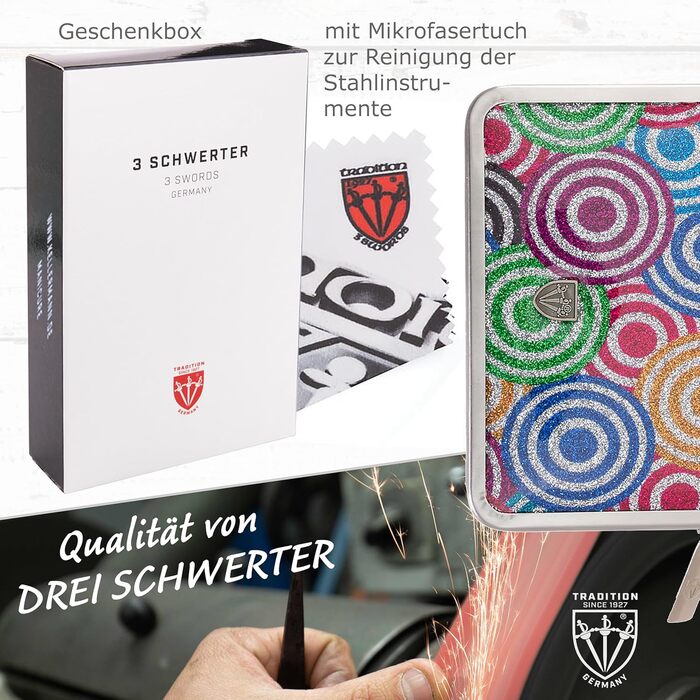 Набір для манікюру DREI SCHWERTER KIDS COLLECTION – 6 предметів для дітей, підлітків, дівчаток та хлопчиків. Якість бренду FARBKREISE