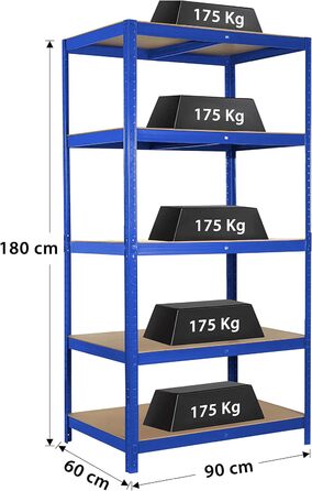 Ribelli Heavy-Duty Shelving Unit
