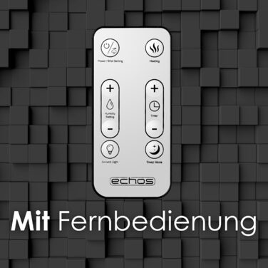 Ультразвуковий зволожувач повітря 5 л з Wi-Fi, керуванням через додаток Smart Life, пульт дистанційного керування, функція очищення повітря, вбудований гігрометр, LED-дисплей, таймер 12h, нічний режим, функція теплого/холодного пару, HEPA-фільтр