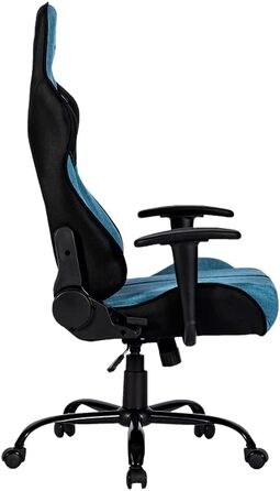 Ігрове крісло Newskill Horus Zephyr, ергономічне, тканинне, нахил 180°, 9 кольорів, синє