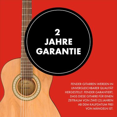 Акустична гітара Fender FA-25N 3/4 з палісандровим гриф, натуральний колір