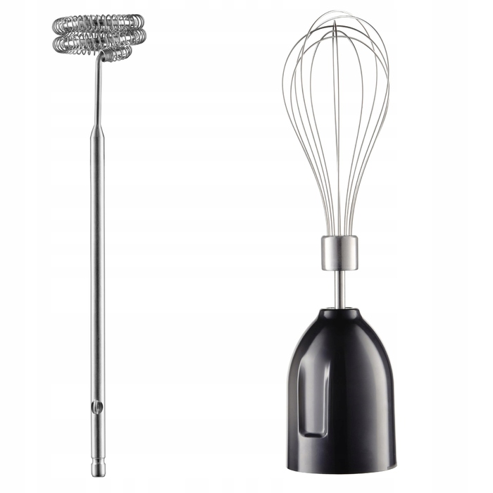 Ручний блендер Adler Europe 1800W, чорний, 20 швидкостей, з чашею 0,7 л