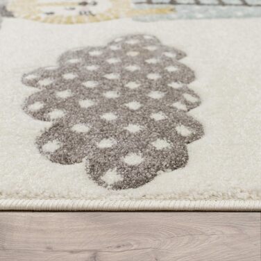 Дитячий килим Paco Home для хлопчиків та дівчаток, Райдуга, Ферма, Єдиноріг, Метелик, Заєць, 80x150 см