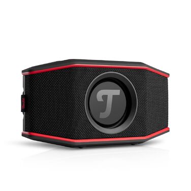 Портативна Bluetooth-колонка Teufel ROCKSTER GO 2 для зовнішнього використання, чорно-червона