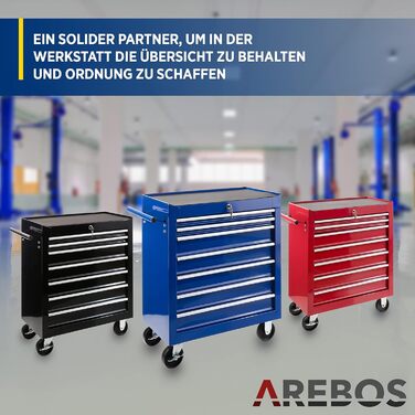 Arebos 7-Drawer Tool Wagon