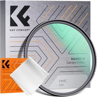 Фільтр K&F CONCEPT: поляризаційний (CPL) + захисний (UV), серія Nano Klear (58 мм)