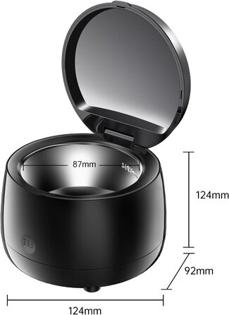 Електричний гоління голови для чоловіків 7D PRO Glatzen Rasierer - MAXGROOM IPX6 водонепроникний, з плаваючою головкою, 1400mAh, 8800RPM, USB-C, чорний