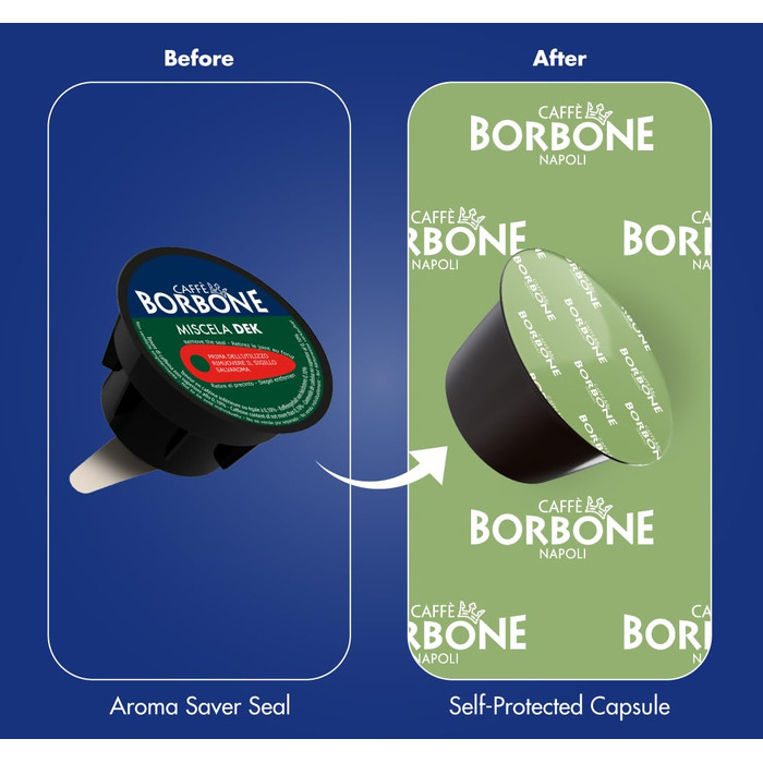 Кава Caffè Borbone в капсулах для Dolce Gusto, декафеїнація (без кофеїну), 90 шт.