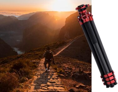 Карбоновий штатив Rollei Easy Traveler Video: легкий та компактний, навантаження до 4,5 кг, висота 164 см, з функцією швидкого фіксування