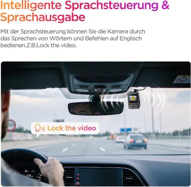 VIOFO A119 Mini 2: Автомобільний відеореєстратор з GPS, 2.7K, Wi-Fi, HDR, нічне бачення STARVIS, голосове керування, 24h паркувальний режим