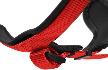 Нашийник для собак HUNTER Neopren, оливковий/чорний, розмір M/1 M/2, міцний нейлон, м'який неопрен, світловідбиваючий 3M Scotchlite, зручний, легкий у догляді