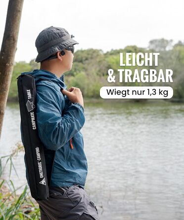 OneTigris CAMPMATE Стіл для кемпінгу складний, легкий, на 30 кг, чорний