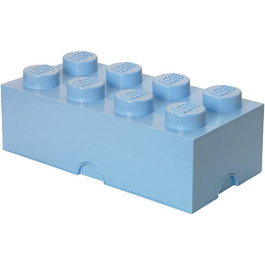 Контейнер для зберігання Lego Brick 8 великий, світло-блакитний