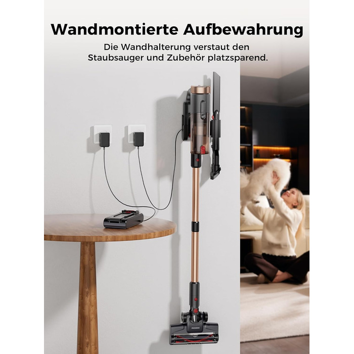 Бездротовий пилосос Proscenic P11 Ultra: потужний, легкий, з акумулятором 50 хв, сенсорний екран, анти-намотування, для дому та авто