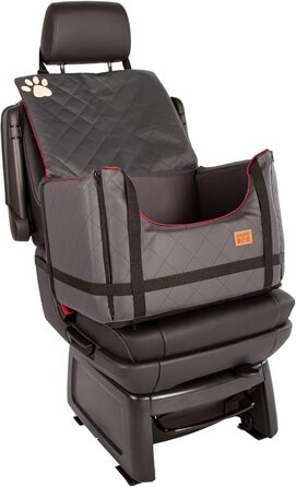 Автомобільний лежак для собак Golden Dog - переноска, автокрісло, лежак для собак, сірий, 52x44x33 см