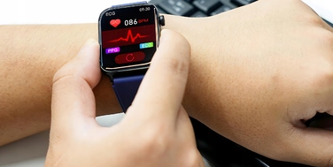 Смарт-годинник Bartomtime eTech58PRO Kardiowatch, унісекс, чорний