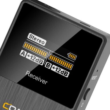 COMICA BoomX-D2: Бездротовий мікрофон для смартфона та ноутбука, USB-C, для блогінгу, подкастів, YouTube