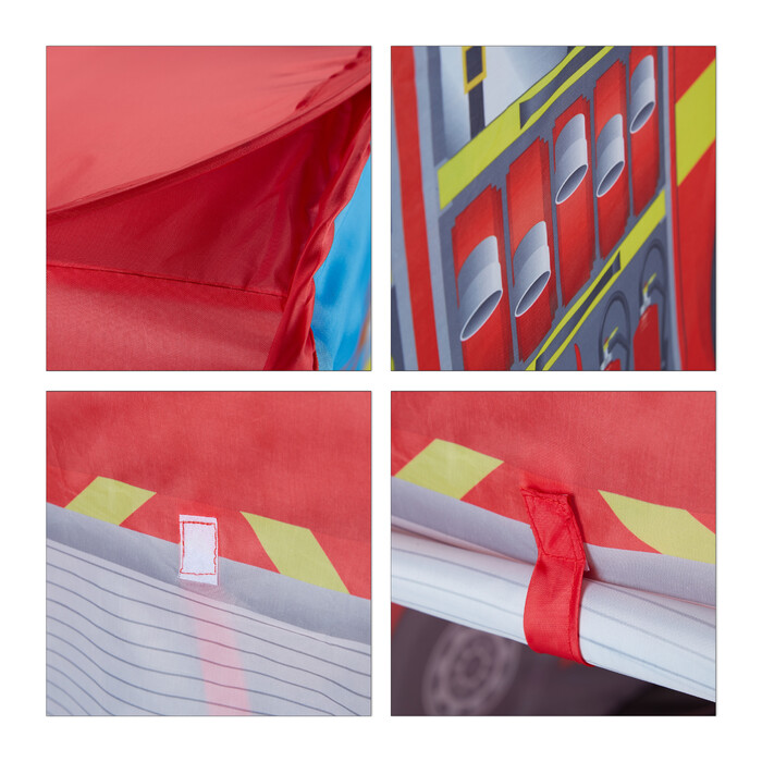 Relaxdays Kids' Firefighter Play Tent