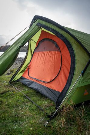 Намет Vango Hydra 200 для 2 осіб: легкий, туристичний, кемпінговий, водонепроникний (5000 мм), з алюмінієвими дугами, колір Pine