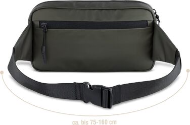 Чоловіча поясна сумка Bugatti Blanc - для подорожей, повсякденного використання та спорту (Оливковий)