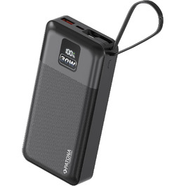 Повербанк PATONA Premium 20000mAh 22.5W PD з Li-Polymer батареєю, швидка зарядка, USB-C та 2x USB-A, захист від перегріву та короткого замикання