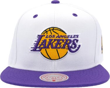 Кепка Mitchell & Ness NBA Lakers Snapback, універсальний розмір, біло-фіолетова