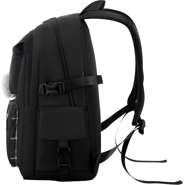 Чорний жіночий рюкзак Acmebon з відділенням для ноутбука, місткий, модний, повсякденний