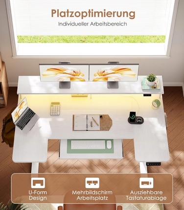 Електричний регульований ігровий стіл з LED-підсвіткою, пам'яттю налаштувань та підвищеною стійкістю