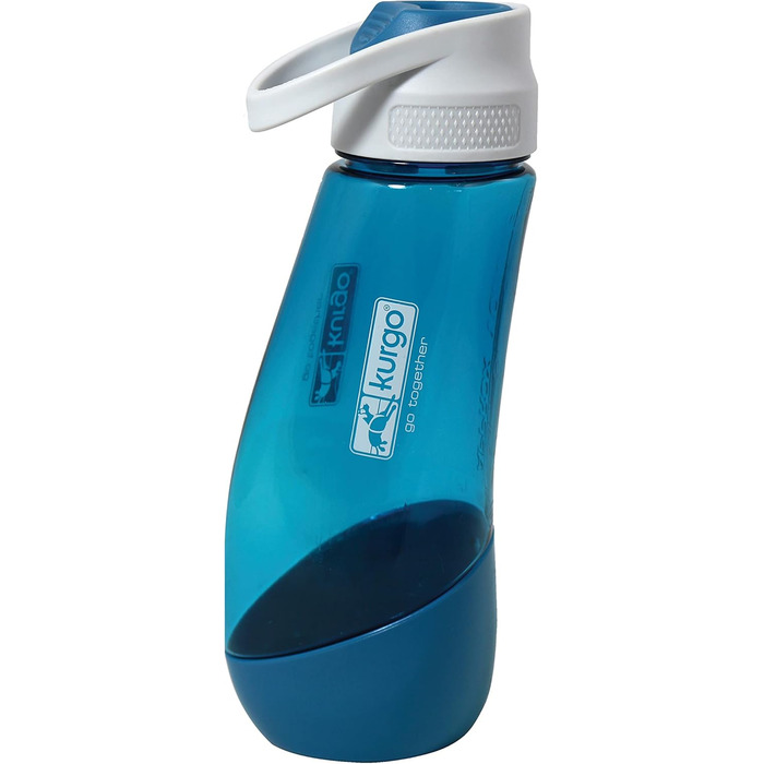Водяна пляшка та миска для собак Kurgo Gourd, 750 мл/250 мл, PVC та BPA-free, блакитна