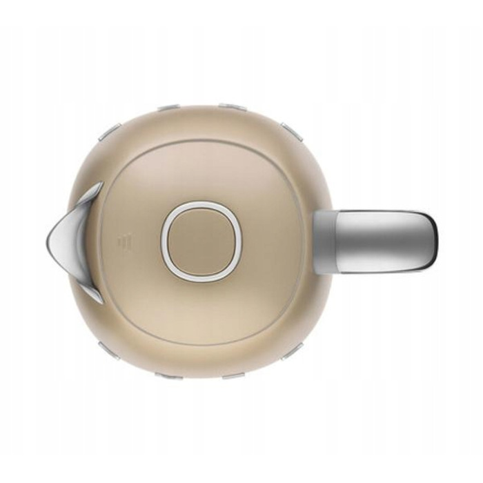 Електричний чайник Smeg KLF03CHMEU, 2400 Вт, 1,7 л, жовтий/золотий