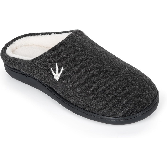 Теплі домашні тапочки для жінок та чоловіків з антиковзкою підошвою – Утеплені зимові пантофлі | Memory Foam HOD06 40/41 EU Чорні