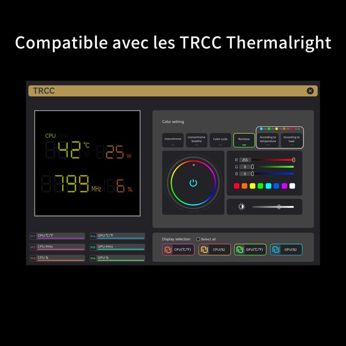 TR Phantom Spirit 120 EVO: цифровий кулер для CPU з дисплеєм, 7 теплових трубок, підтримка AM4/AM5/Intel lga1851/1700/1150/1151/1200/2011