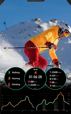 Смарт-годинник G-Wear чорний з функцією Bluetooth-дзвінків