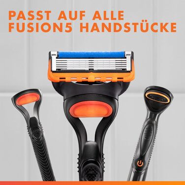 Смінні леза для чоловічої бритви Gillette Fusion 5, 20 шт, помаранчеві