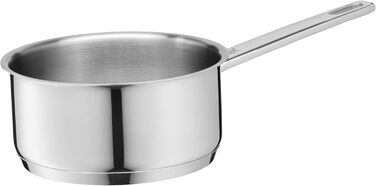 Каструля WMF Compact Cuisine 16,5 см без кришки, 1,5 л, з нержавіючої сталі Cromargan, для індукційних плит, з внутрішньою міткою об'єму, без покриття