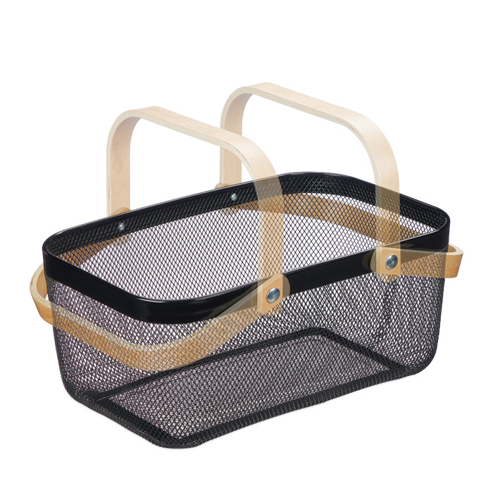 Relaxdays Wire Basket with Handles